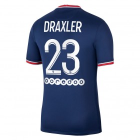 Fußballtrikots Paris Saint-Germain PSG Julian Draxler 23 Heimtrikotsatz 2021-2022